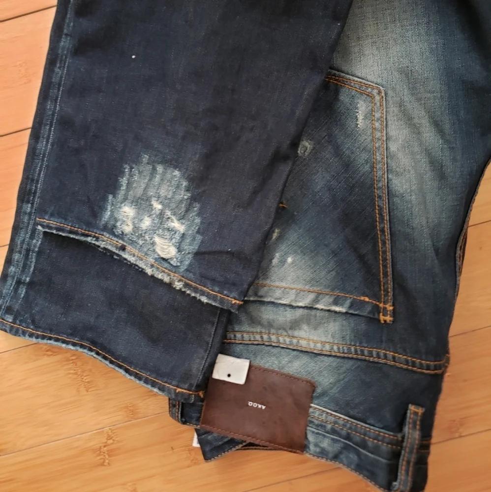 Akoo Mens Moto Jeans Size 38